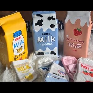 Milk purses and socks